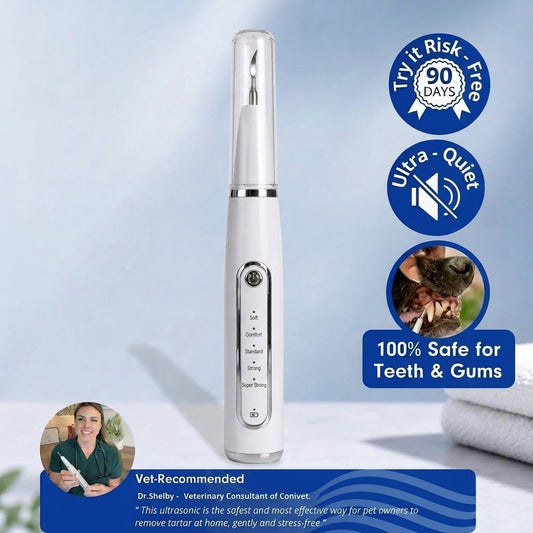 Silent Ultrasonic Plaque & Tartar Remover for Pets
